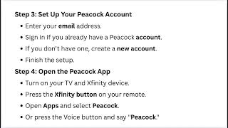 How to Access Peacock Through Xfinity – Stream on the App, TV & Account Linking Guide