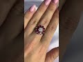Серебряное кольцо с рубином 3.93ct