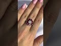Серебряное кольцо с рубином 3.97ct