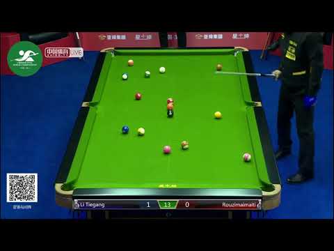 Li Tiegang VS Rouzi Maimaiti - Chinese Mens Qualifying - 2019 CBSA Chinese Pool World Championship