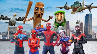 Download lagu SUPERHERO's Story || TEAM SPIDERMAN VS TEAM BRAINROT#2 - Epic Super Adventure! mp3