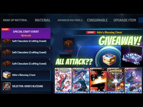 Getting scammed by Netmarble from 1:20 to 4:30 & Crystal Coupons Giveaway - Marvel Future Fight