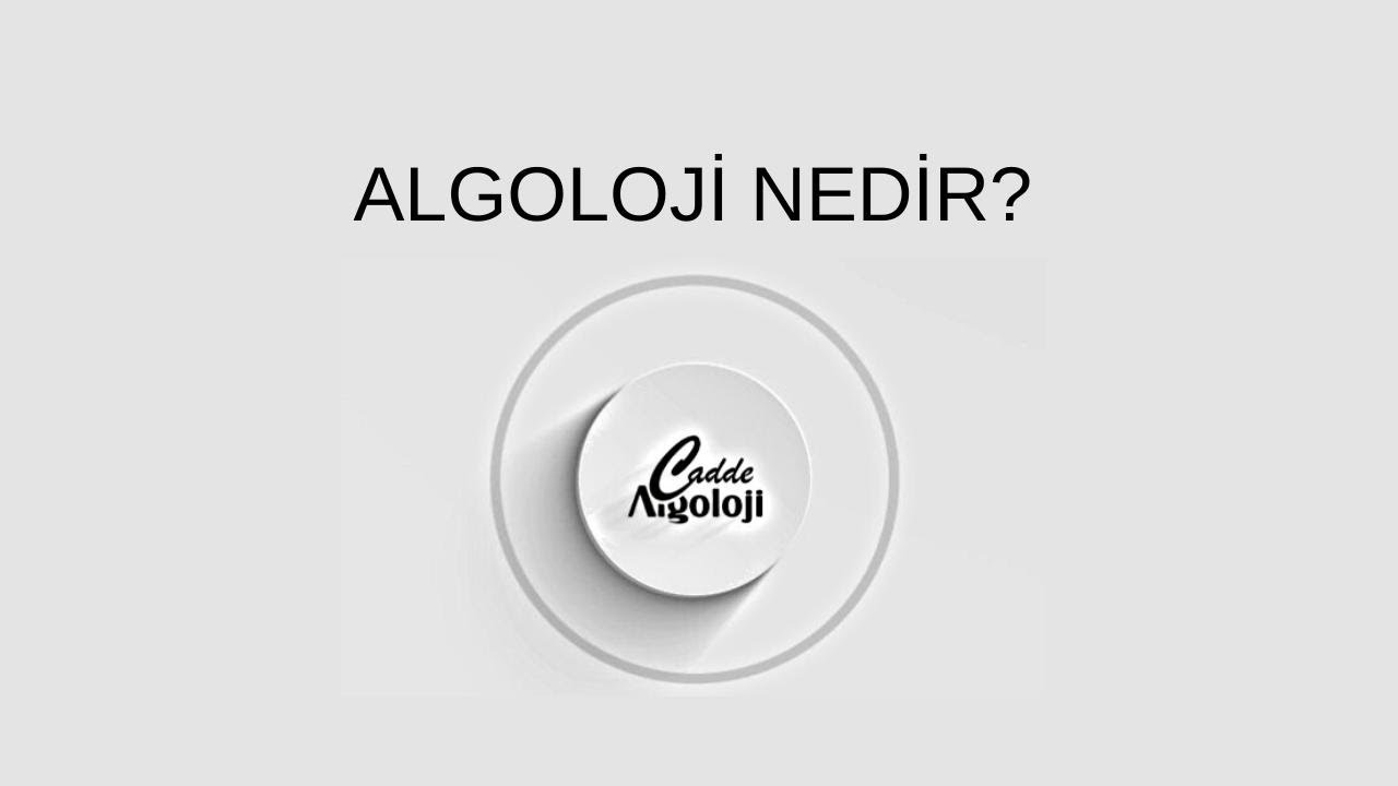 Algoloji nedir?