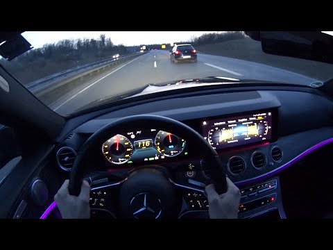 2021 Mercedes-Benz E300de - short test drive | POV