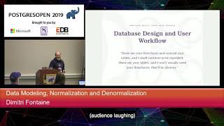 Download the video "PostgresOpen 2019 Data Modeling Normalization And Denormalization"