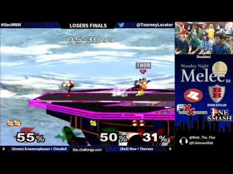 MNM 50 Melee - Erasmorpheous & Clouded vs Moophobia & Thoraxe - Losers Finals