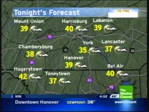 Local Forecast - November 21, 2009 - 4:30am