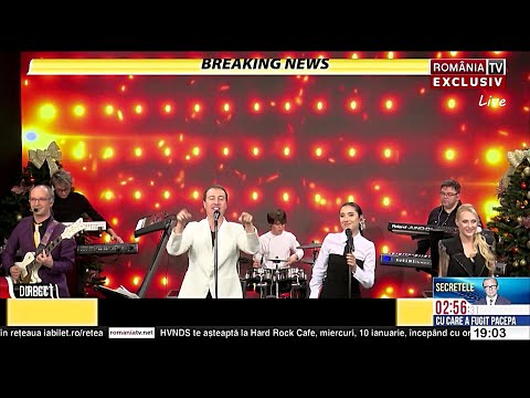 Calin Geambasu Band - 2023 Full Christmas Show at News TV Romania TV, by Ioan Korpos