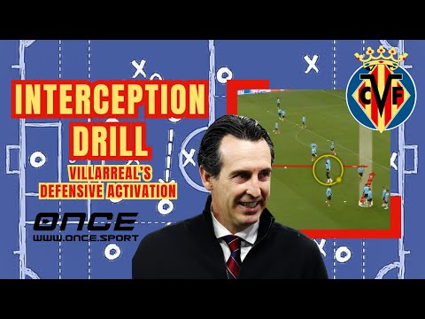 Defenders Interception Drill ⚡ Villarreal CF Activation by Unai Emery | Elite Defensive Training