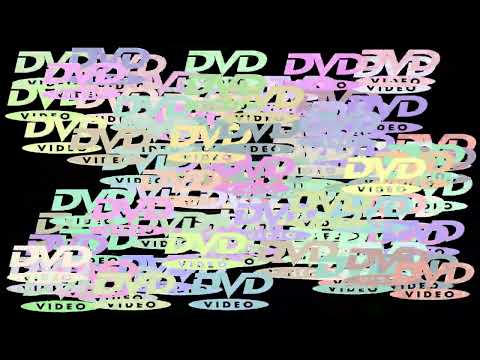 Bouncing 100 DVD Logos Screensaver
