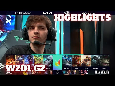 XL vs VIT - Highlights | Week 2 Day 1 S12 LEC Summer 2022 | Excel vs Vitality W2D1