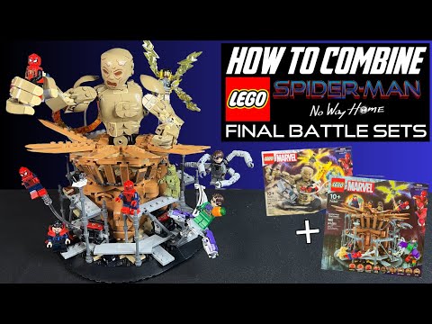 HOW TO COMBINE The LEGO Spider-Man No Way Home Final Battle Sets (76261 + 76280)