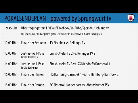 +++ LIVE +++ FINAL-FIVE - POKAL des Hamburger Handball-Verbands presented by SPRUNGWURF.TV