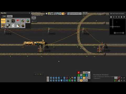 Self-build railway with Recursive Blueprints Factorio