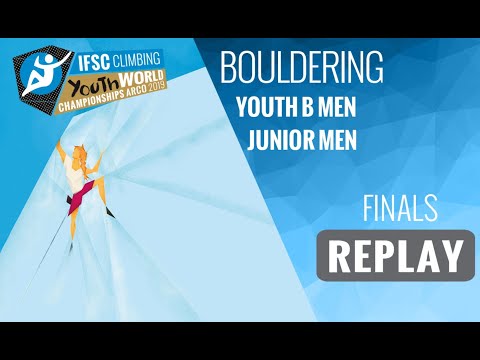 IFSC Youth World Championships Arco 2019 || Men's Boulder final YB & J