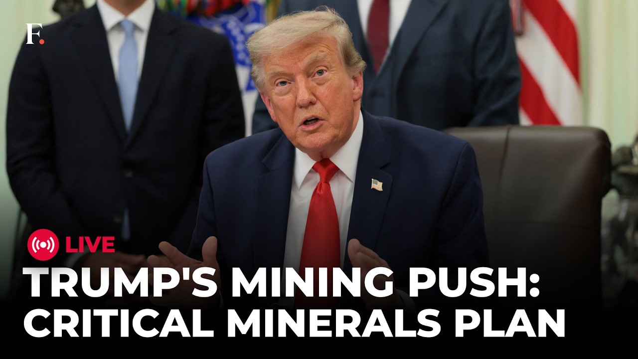 Trump LIVE: US President Donald Trump Attends American Mining Industry Roundtable