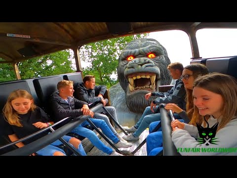 The Giant Monkey Ride: KING KONG - Onride POV at Bobbejaanland 🇧🇪
