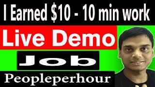 Earn Online Peopleperhour  || Accept Offer, Complete Job and Submit Work On PPH 2020 by Helping Abhi