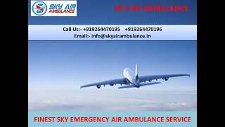Finest & Low-Fare Air Ambulance Service in Jabalpur and Bagdogra