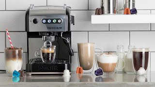 Black Dualit Espress-auto 4 in 1 Coffee 