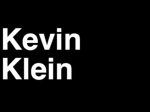 How to Pronounce Kevin Klein Nashville Predators NHL Hockey Player Runforthecube