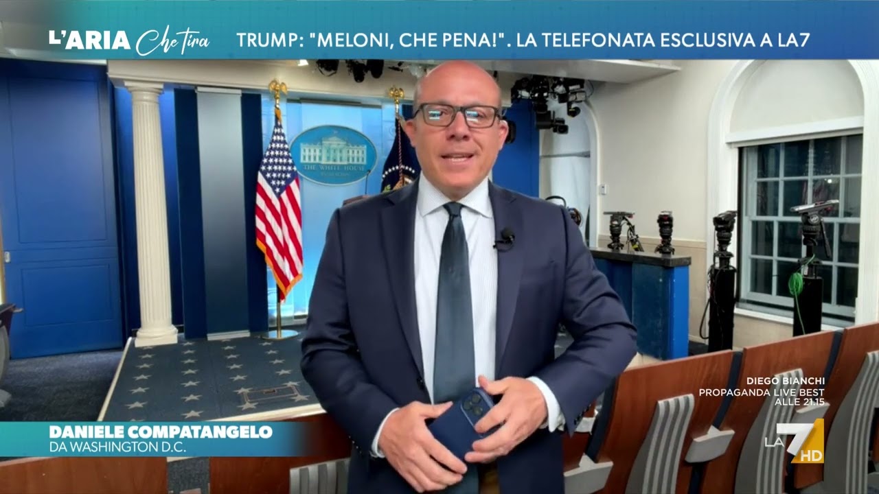 Trump al telefono con La7, il giornalista svela i retroscena della chiamata con il presidente Usa
