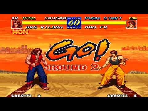 Fatal Fury 3 - Road to the Final Victory (1CC) Bob Wilson Playthrough Fight Jin Chonrei