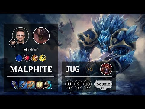 Malphite Jungle vs Shyvana - EUW Challenger Patch 10.5