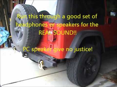 '04 TJ Wrangler Dynomax Super Turbo Exhaust