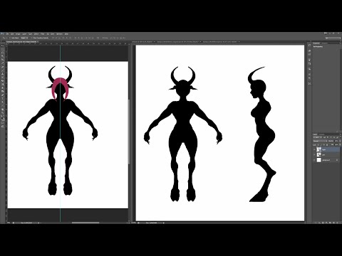 Krampus: Step 1 Concept Design Sihloutte