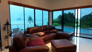 Sea Views, Sunsets and Karst Island Views from this Three Bedroom Deluxe House for Sale in Khao Thong, Krabi