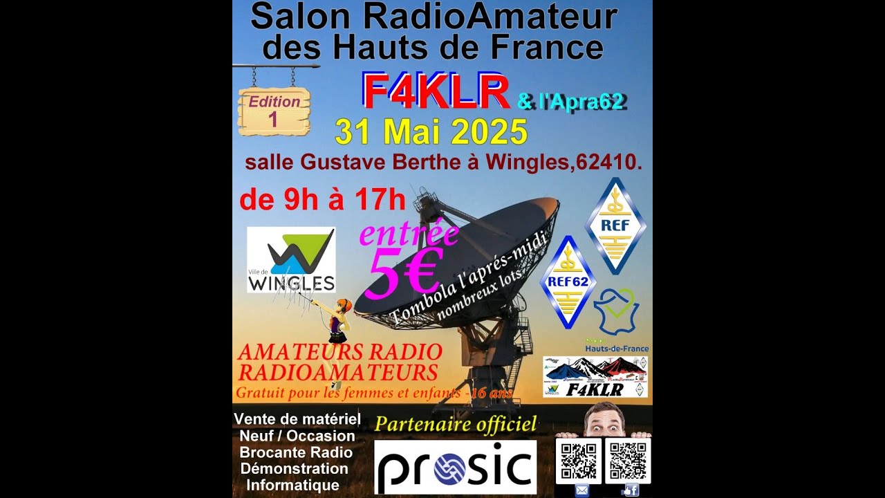 Salon radioamateur des Hauts de France 2025 F4KLR APRA62