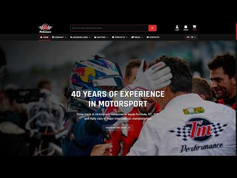 Neue TM Performance Website: digitale Motorsport-Plattform