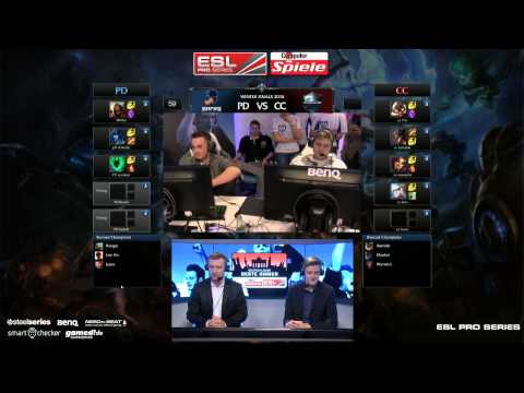 League of Legends - Playing Ducks vs. Crowd Control 1/3 - EPS Finals Germany Winter 2014