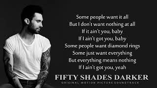 Adam Levine Maroon 5   If I Aint Got You Lyrics