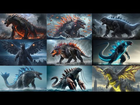 Amazing Animal Fusion Hybrid: Godzilla Hybrid with Other Animal Species!