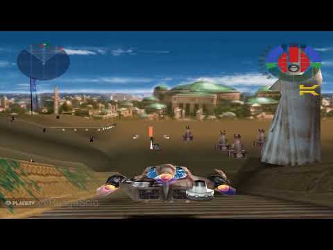 Star Wars Demolition: PS1 - Battle on Naboo with Landspeeder