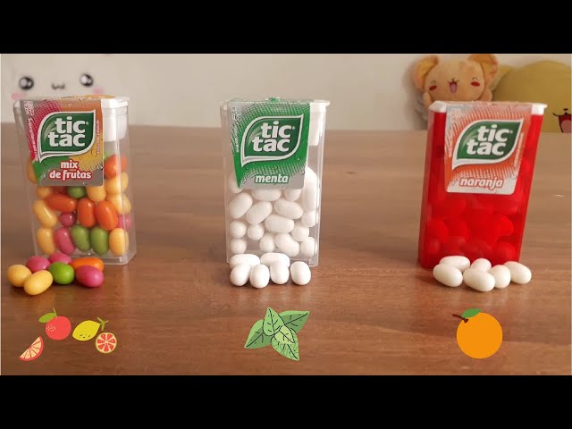 Vídeo relacionado con Tic Tac Travels Caramelos de menta y grageas de frutas en paquetes pequeños de 60 uds