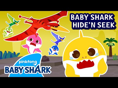 Run Away from the Dinosaurs! 😱 | Baby Shark Hide and Seek | Baby Shark Story | Baby Shark Official