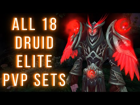 All 18 Druid Elite Gladiator Sets - Transmog