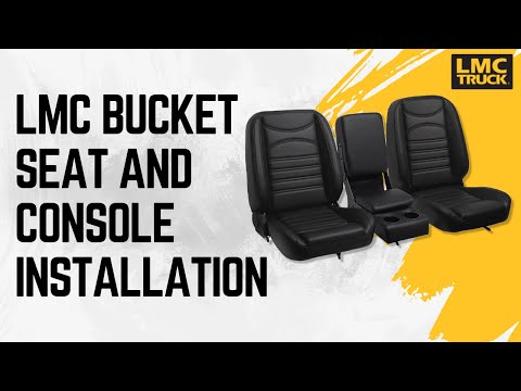 LMC Bucket Seat Set Installation on 1972 Chevy C10 - Featuring LMC Buddy Console