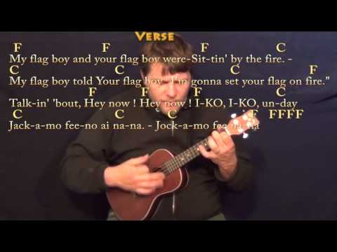 Iko Iko (Dixie Cups) Ukulele Cover Lesson with Chords/Lyrics