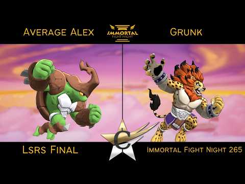 Immortal Fight Night 265 Lsrs Final - Average Alex (Kragg) Vs Grunk (Zetterburn) - Rivals 2