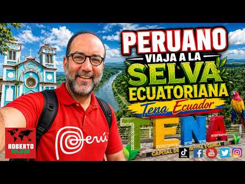 Peruano viaja a la SELVA ECUATORIANA. Tena, Ecuador.