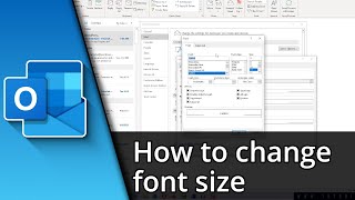How to change font size in Outlook | Outlook change Font Size ✅ Tutorial