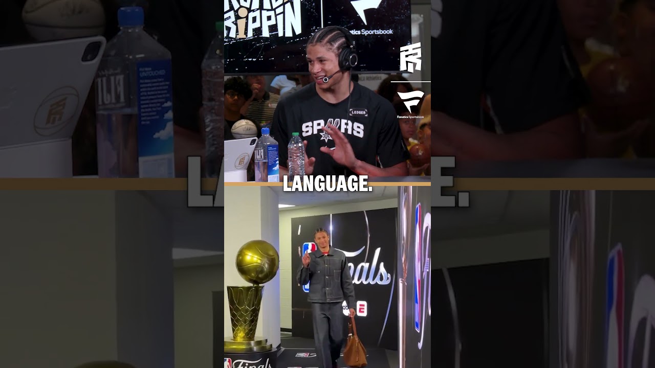 The Truth Behind Carter Bryant’s Finger Wag Revealed! ☝️ #nba #CarterBryant #sanantoniospurs
