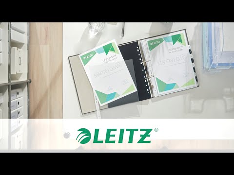 Showtas Leitz Premium met uitsnede copy safe 0.13mm PP A4 transparant 100 stuks