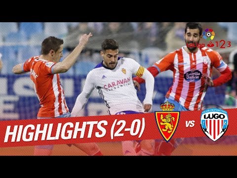 Resumen de Real Zaragoza vs CD Lugo (2-0)