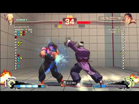 dunhiller0935 ( Gen ) Vs Kiss shots ( Ryu ) Arcade Edition 2012