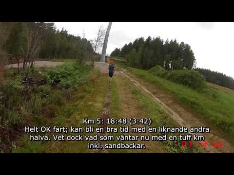 Östansjöloppet 2014 - 10 km (Löparperspektiv, kort)